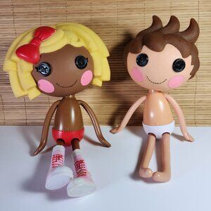 Lalaloopsy Dot Starlight and Forest Evergreen Lumber Jack Boy Dolls Full Size